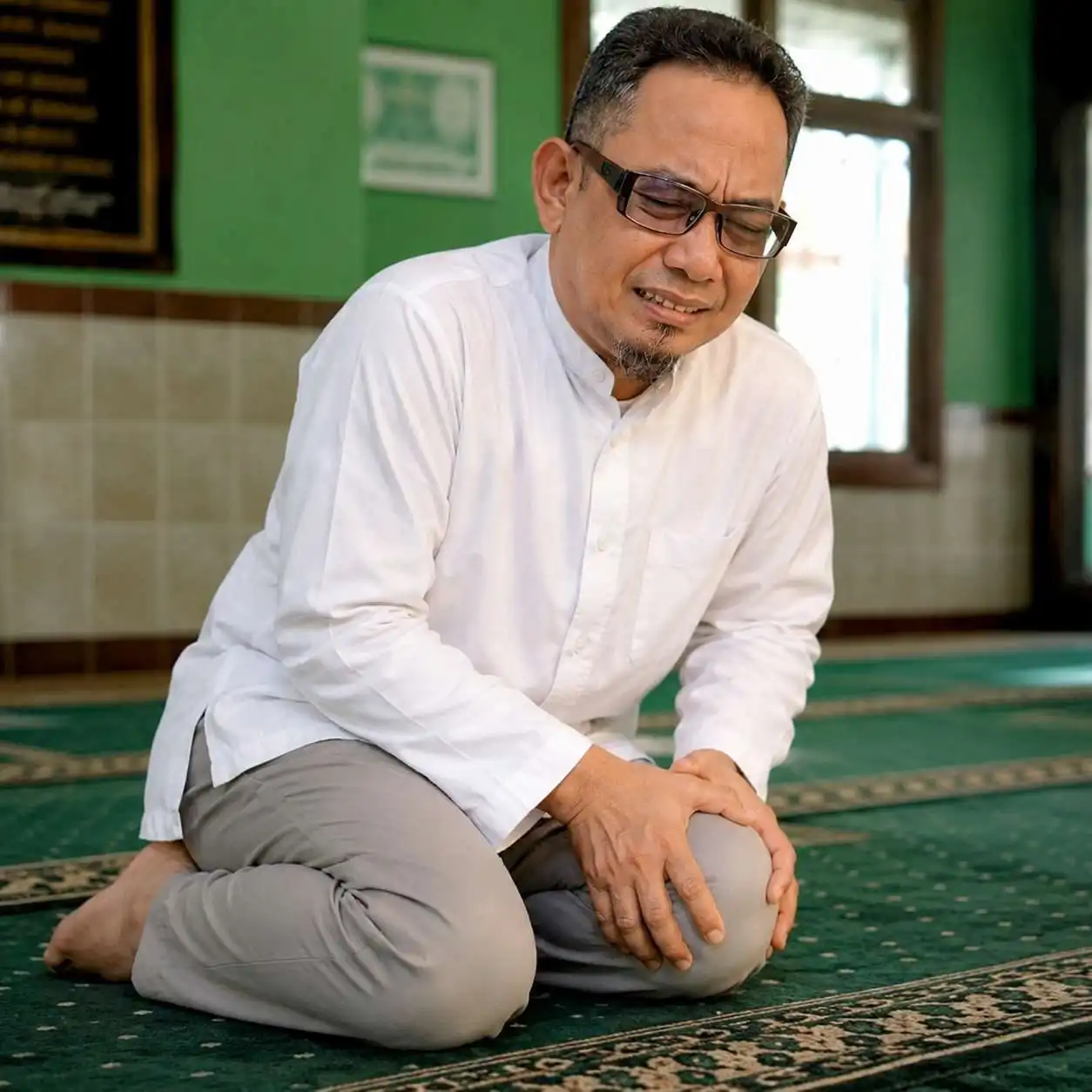 Lutut Sakit Saat Sholat